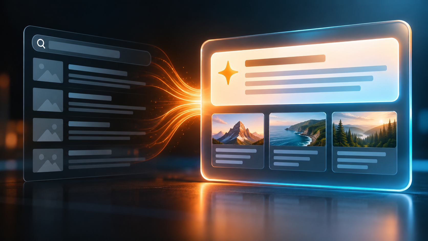 what is generative search article illustration